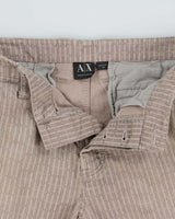 Vintage Y2K 00s Armani Exchange Patterned Relaxed Fit Cargo Shorts - W36