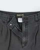 Vintage 1990s Rusty Surf Denim Baggy Bermuda Shorts - W34