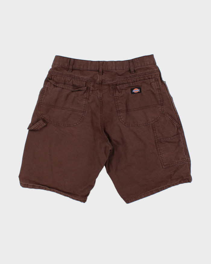 Vintage Y2K 00s Dickies Garyville Canvas Loose  Fit Carpenter Cargo Shorts - W33