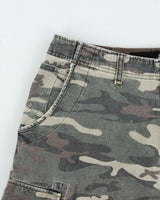 Vintage Y2K 00s Lost Black Sheep Surf Loose Fit Camo Canvas Cargo Shorts - W32