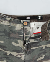 Vintage Y2K 00s Lost Black Sheep Surf Loose Fit Camo Canvas Cargo Shorts - W32