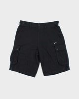 Vintage Y2K 00s Nike Canvas Loose Fit Cargo Shorts - W32