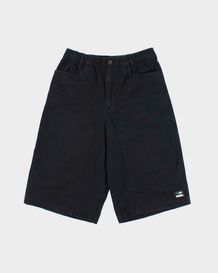 Vintage Puma Canvas Double Knee Loose Fit Long Shorts - W30