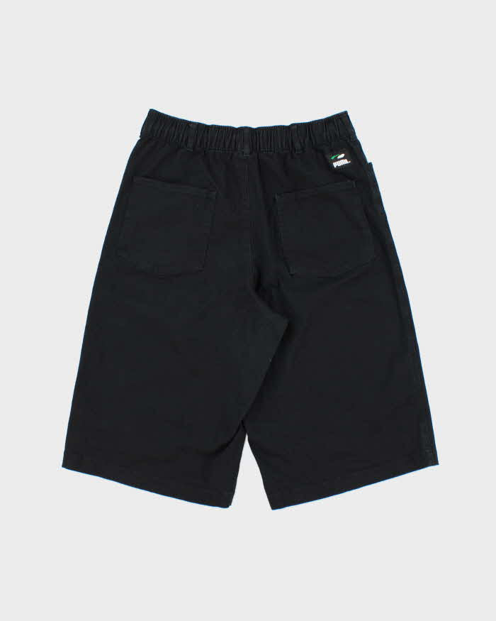 Vintage Puma Canvas Double Knee Loose Fit Long Shorts - W30