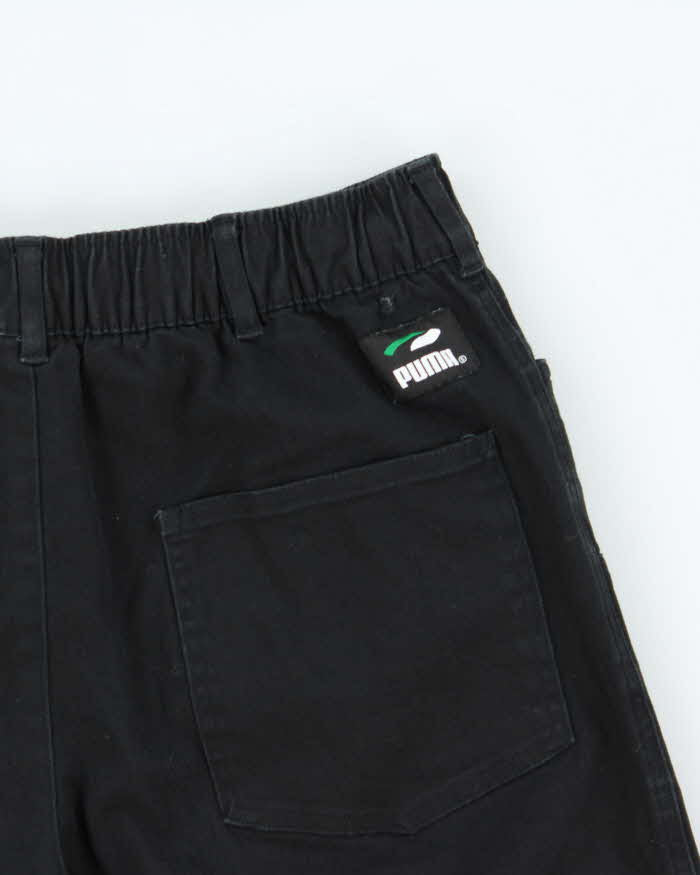 Vintage Puma Canvas Double Knee Loose Fit Long Shorts - W30