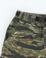 Vintage Y2K 00s HOBO Japan Loose Fit Tiger Camo 3/4 Length Cargo Shorts - W28
