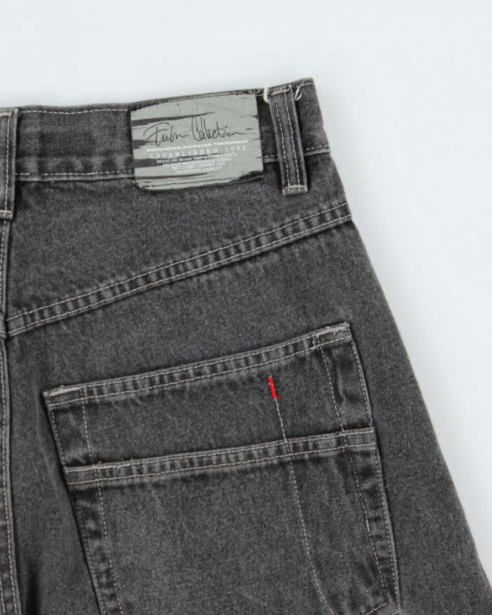 Vintage 1990s Fubu Collection Baggy Fit Denim Carpenter Shorts - W30
