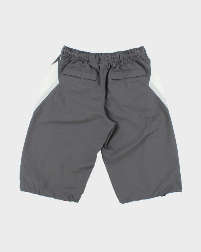 Vintage Y2K 00s Nike Embroidered Soft Shell Loose Fit Shorts - S