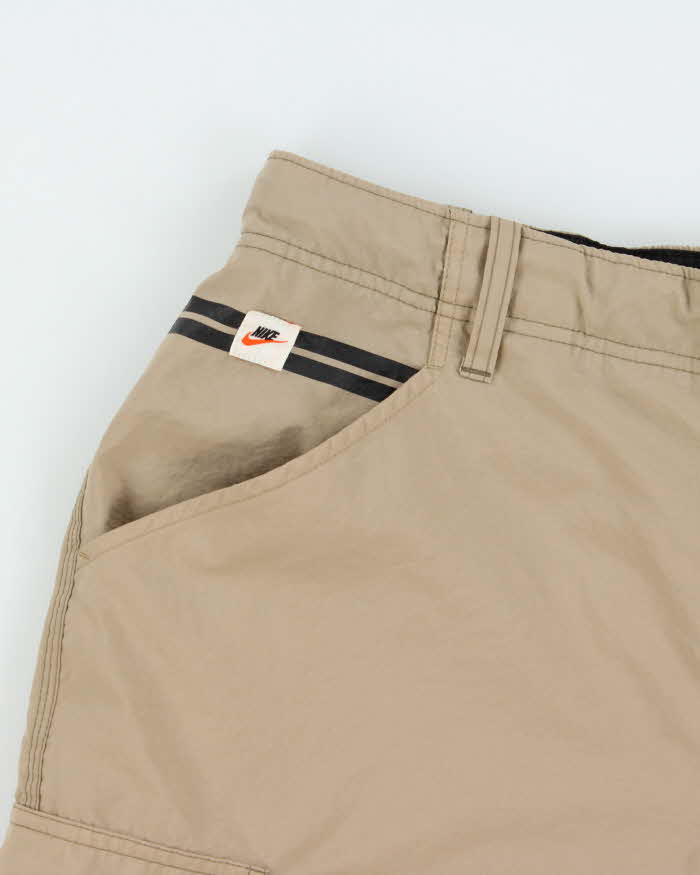 Vintage Y2K 00s Nike Baggy Fit Soft Shell Cargo Shorts - XL