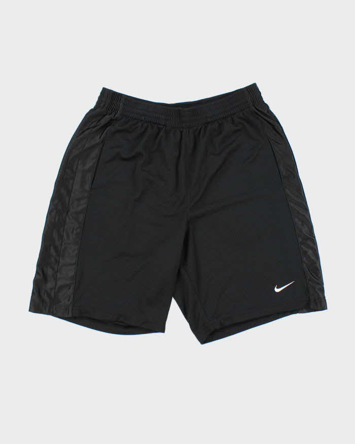 Vintage Y2K 00s Nike Embroidered Shell Mesh Basketball Shorts - L