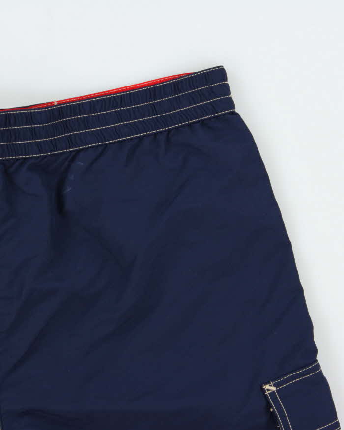 Vintage Polo Ralph Lauren Contrast Stitch Relaxed Fit Swim Shorts - S