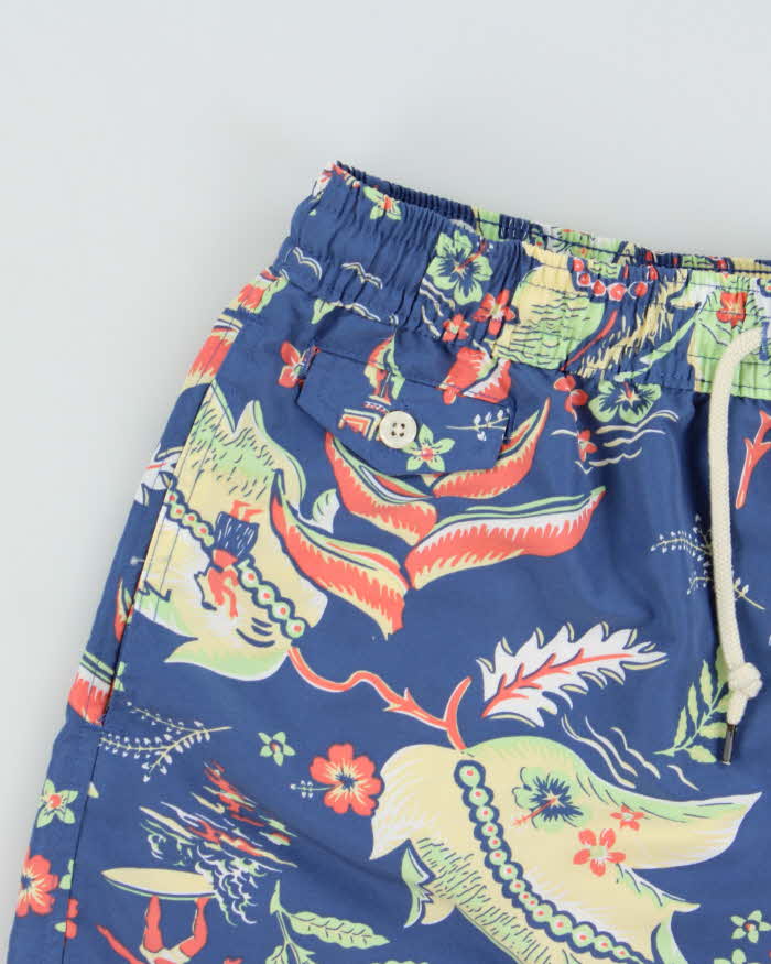 Vintage Polo Ralph Lauren Hawaiian Relaxed Fit Classic Swim Shorts - M
