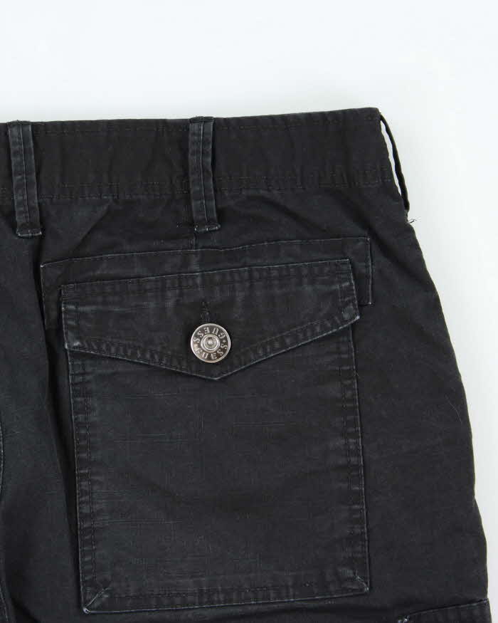 Vintage Y2K 00s Guess Loose Fit Canvas Cargo Shorts - W36