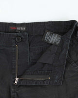 Vintage Y2K 00s Guess Loose Fit Canvas Cargo Shorts - W36