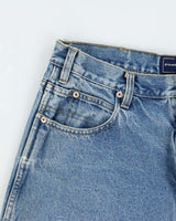 Vintage 1990s Phat Farm Baggy Fit Denim Carpenter Shorts - W34