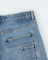 Vintage 1990s Phat Farm Baggy Fit Denim Carpenter Shorts - W34