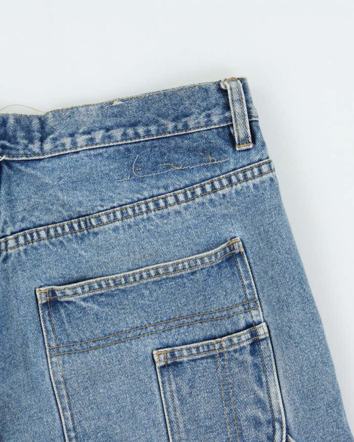 Vintage 1990s Phat Farm Baggy Fit Denim Carpenter Shorts - W34