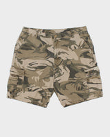 Vintage Y2K 00s Wrangler Woodland Camo Loose Fit Canvas Cargo Shorts - W38