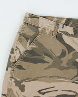 Vintage Y2K 00s Wrangler Woodland Camo Loose Fit Canvas Cargo Shorts - W38