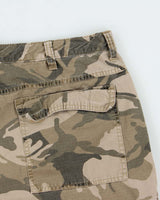 Vintage Y2K 00s Wrangler Woodland Camo Loose Fit Canvas Cargo Shorts - W38