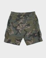 Vintage The North Face Heritage Loose Fit Woodland Camo Canvas Cargo Shorts - W36