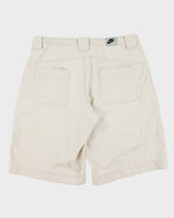 Vintage Y2K 00s Nike Wide Leg Canvas Chino Shorts - W40
