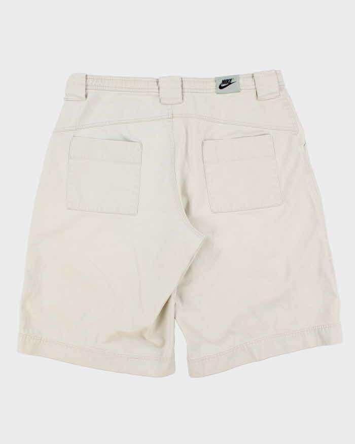 Vintage Y2K 00s Nike Wide Leg Canvas Chino Shorts - W40