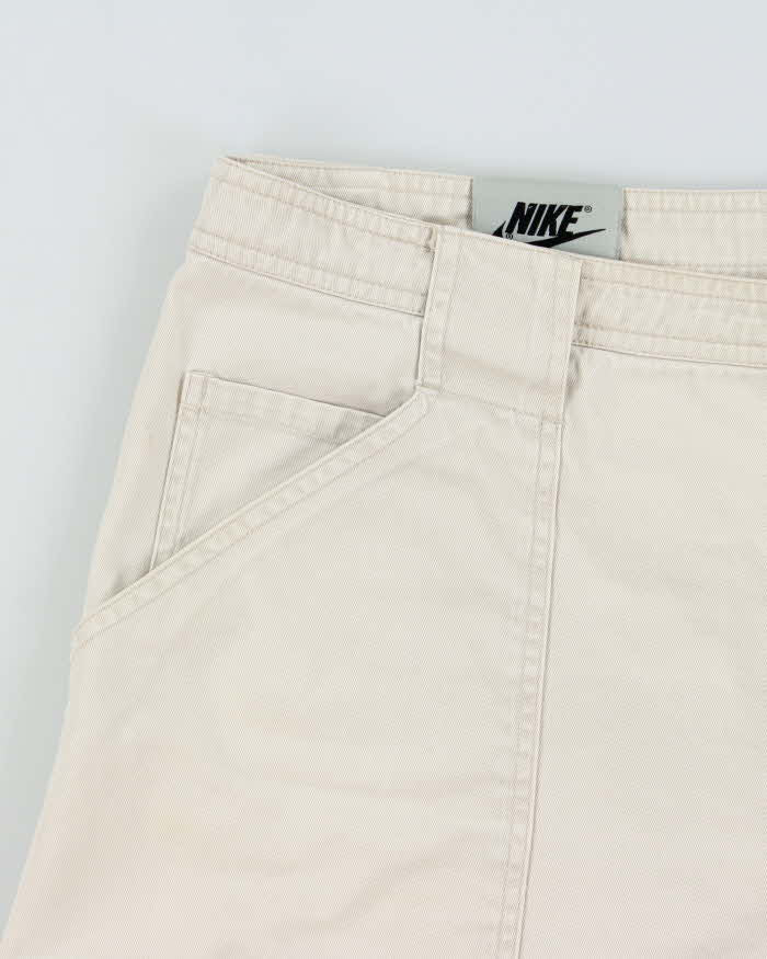 Vintage Y2K 00s Nike Wide Leg Canvas Chino Shorts - W40