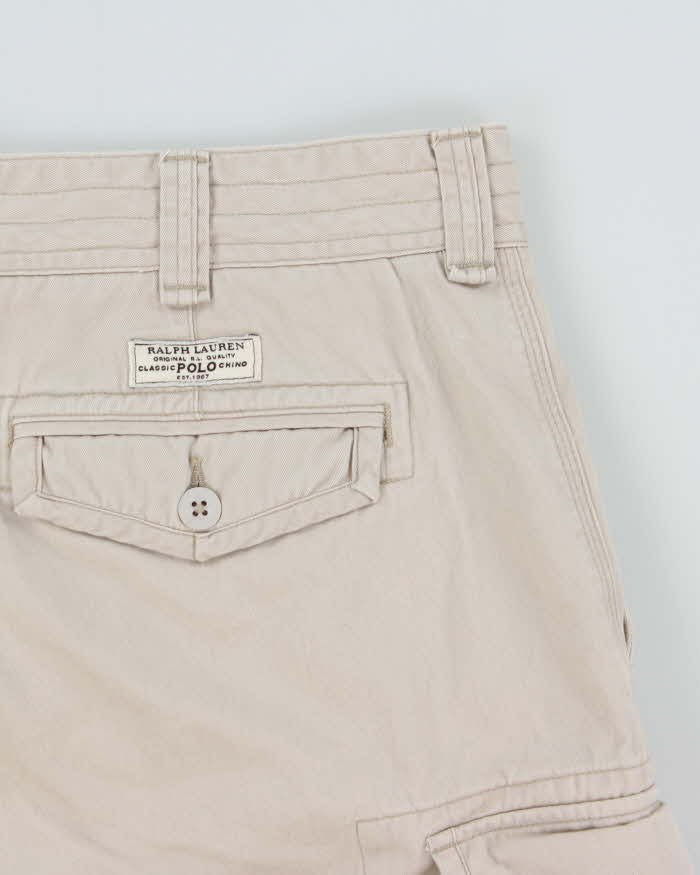 Vintage Polo Ralph Lauren Classic Canvas Chino Cargo Shorts - W36