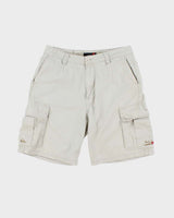 Vintage Y2K 00s Quiksilver Baggy Fit Canvas Cargo Shorts - W34