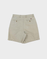 Vintage Y2K 00s Tommy Hilfiger Double Pleated Chino Bermuda Shorts - W30