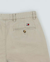 Vintage Y2K 00s Tommy Hilfiger Double Pleated Chino Bermuda Shorts - W30