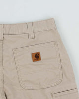 Vintage Carhartt B144 Tan Original Loose Fit Canvas Carpenter Shorts - W32