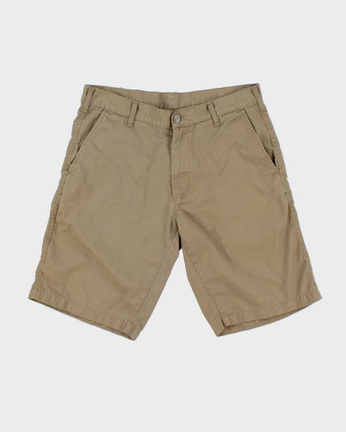 Vintage Carhartt 'Presenter Bermuda' Canvas Relaxed Fit Chino Shorts - W34