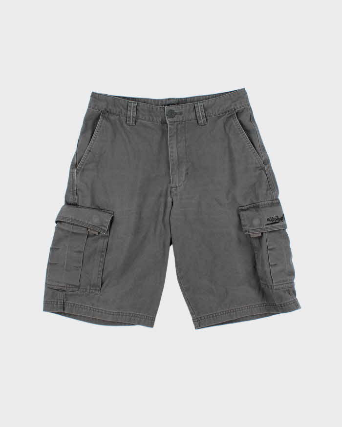 Vintage Y2K 00s Quiksilver Loose Fit Canvas Cargo Shorts - W29