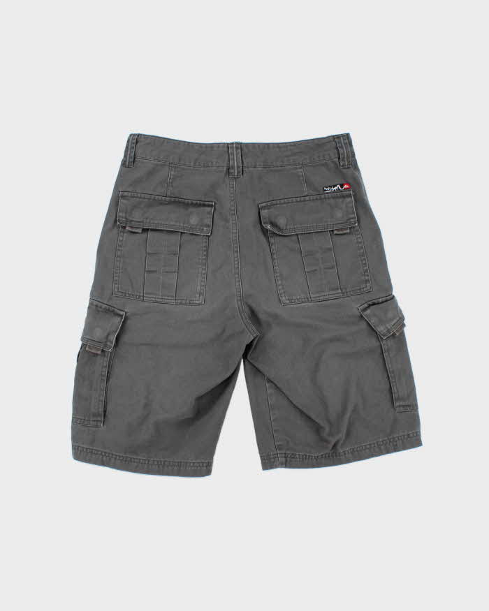 Vintage Y2K 00s Quiksilver Loose Fit Canvas Cargo Shorts - W29