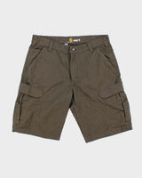 Vintage Carhartt Force Khaki Broxton Relaxed Fit Cargo Shorts - W36