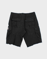 Vintage Armani Exchange Heavyweight Canvas Relaxed Fit Cargo Shorts - W34