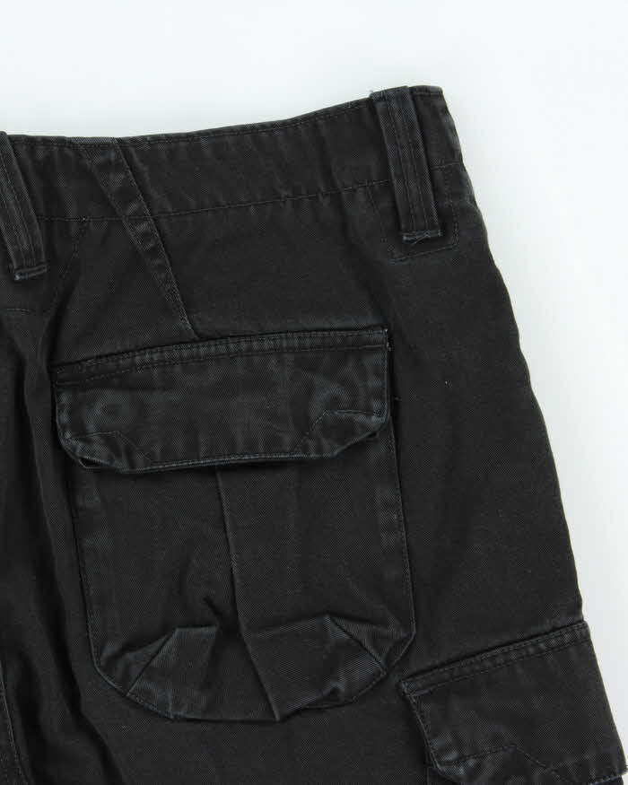 Vintage Armani Exchange Heavyweight Canvas Relaxed Fit Cargo Shorts - W34