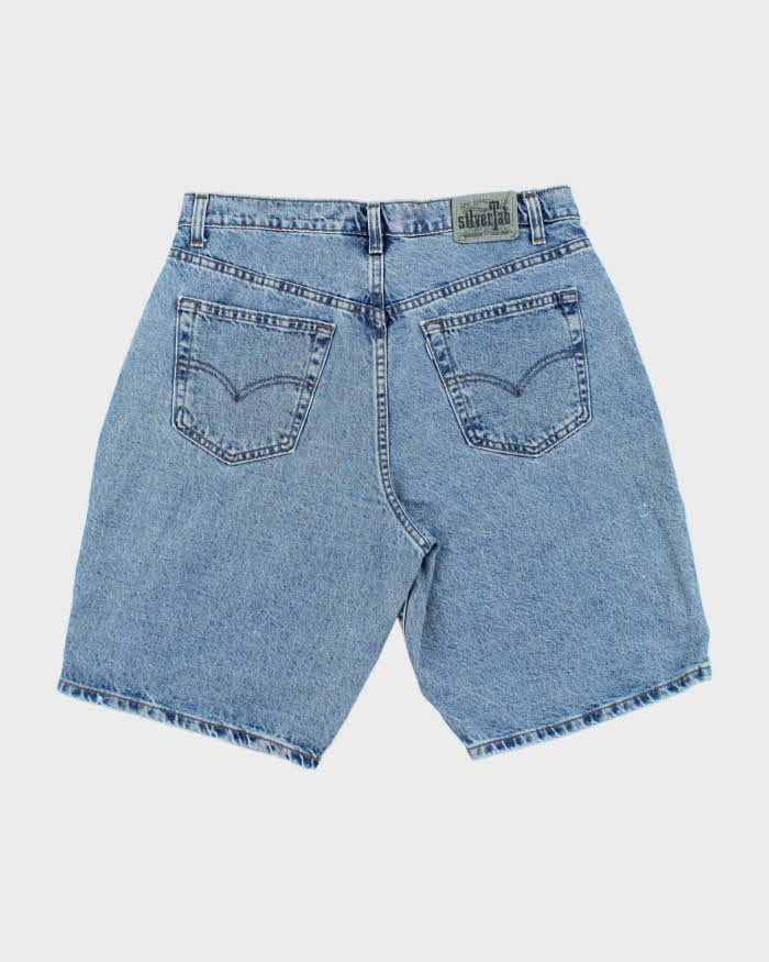 Vintage 1996 Levi's SilverTab Batwing Made In USA Baggy Denim Shorts - W34