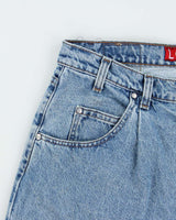 Vintage 1996 Levi's SilverTab Batwing Made In USA Baggy Denim Shorts - W34