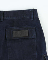 SS2017 Rick Owens DRKSHDW Japanese Selvedge Indigo Denim Cargo Shorts - W32