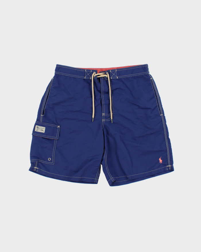 Vintage Polo Ralph Lauren Contrast Stitch Classic Fit Swimming Trunks - S