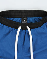 Vintage Nike Big Swoosh Stripe Relaxed Fit Shell Shorts - M