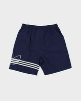 Vintage 1990s Adidas Originals Embroidered Big Trefoil Relaxed Fit Shell Shorts - M