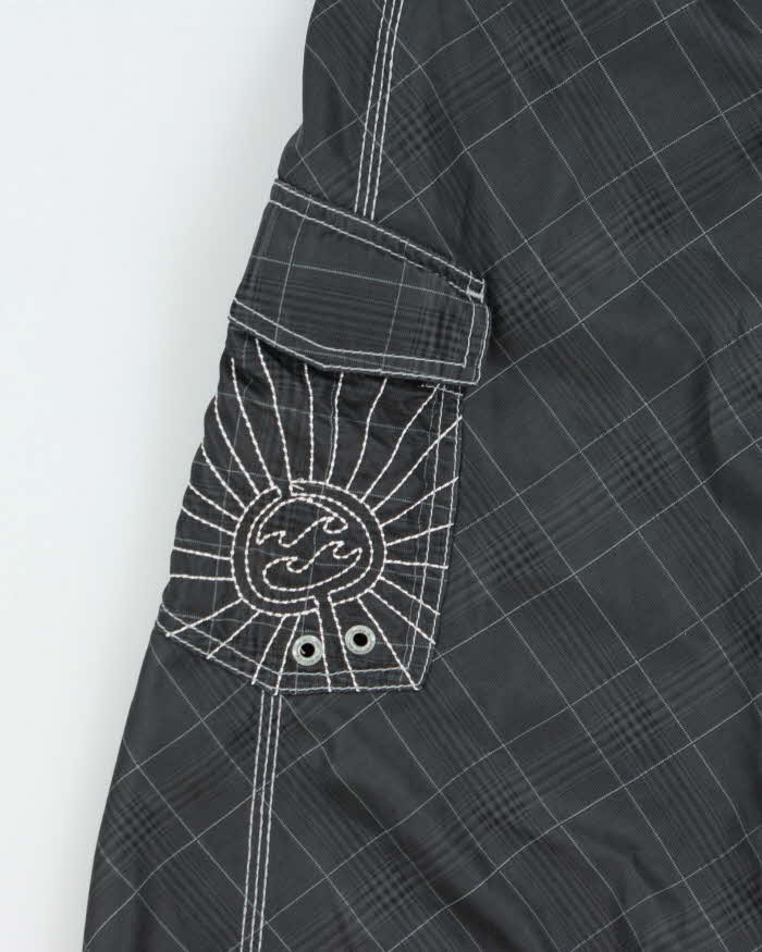 Vintage Y2K 00s Billabong Embroidered Relaxed Fit Board Shorts - L