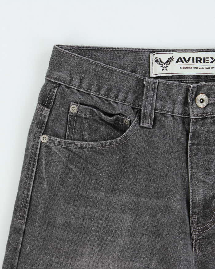 Vintage Y2K 00s Avirex Embroidered Loose Fit Denim Shorts - W30