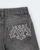 Vintage Y2K 00s Avirex Embroidered Loose Fit Denim Shorts - W30