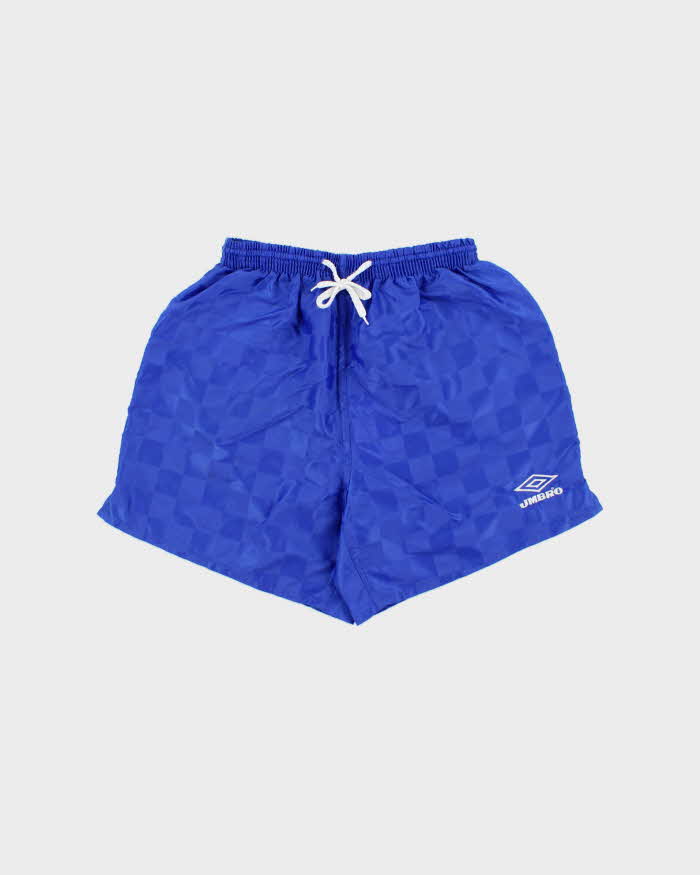 Vintage 1990s Umbro Shell Checkboard Sports Shorts - M