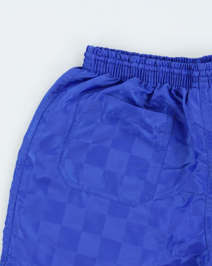 Vintage 1990s Umbro Shell Checkboard Sports Shorts - M